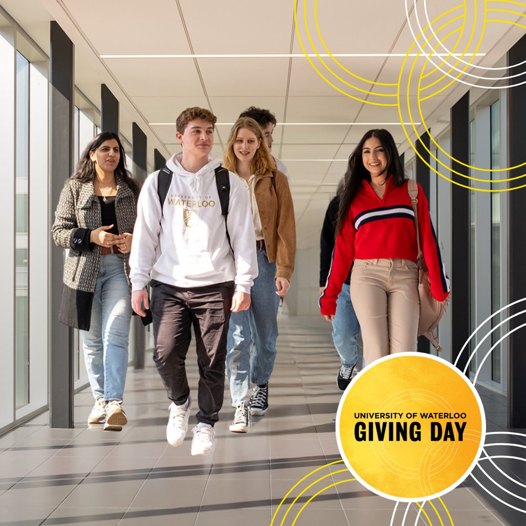 To our ever supportive <a href="/UWaterloo/">University of Waterloo</a> community, we are incredibly grateful!

Thank you for making history with us, your generosity on our first-ever Giving Day will help build a better tomorrow for our students, researchers and campus community!

#UWaterlooGivingDay