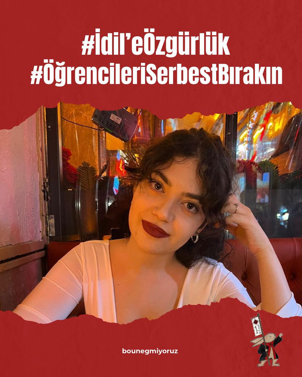 Boğaziçi Üniversitesi öğrencisi İdil'e özgürlük! 
#öğrencileriserbestbırakın