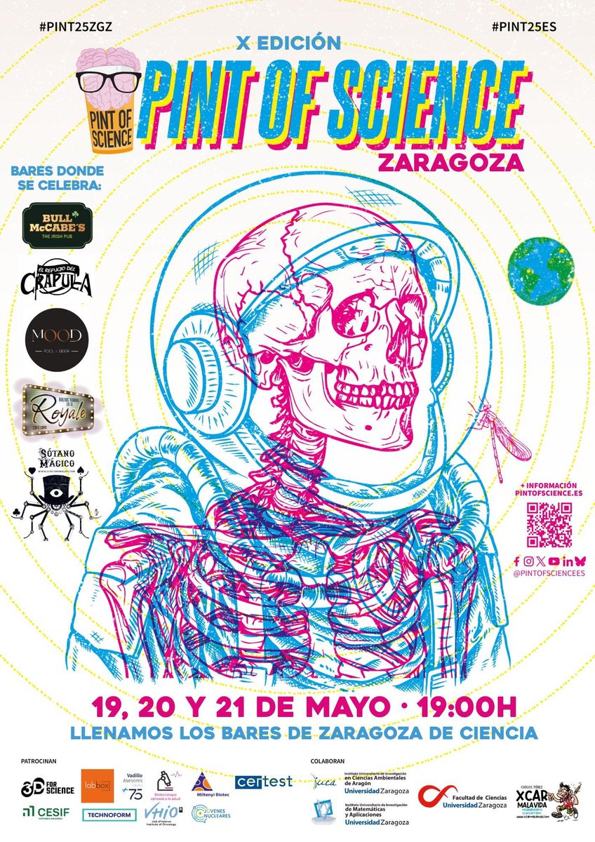 Helena Hec Garlic-Onion (ella/elle/elli) (@elhectro2) on Twitter photo Un año más, llega #Pint25ES y, como ya sabréis, tengo el honor de formar parte del equipo organizador en Zaragoza, así que se viene hilo #Pint25ZGZ (tenéis toda la información en pintofscience.es/events/zarag...)
<a href="/pintofscienceES/">Pint of Science ES</a> Un año más, llega #Pint25ES y, como ya sabréis, tengo el honor de formar parte del equipo organizador en Zaragoza, así que se viene hilo #Pint25ZGZ (tenéis toda la información en pintofscience.es/events/zarag...)
<a href="/pintofscienceES/">Pint of Science ES</a>