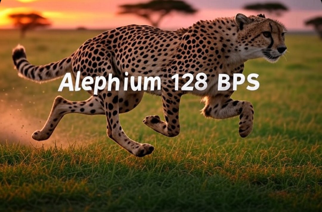 Fully maxed out, the <a href="/alephium/">Alephium</a> network can process 128BPS compared to #Kaspa which can do 100BPS

A 100x for $ALPH would put it around the Mcap of $KAS

#Alephium already has the largest POW DeFi ecosystem by TVL and the safest SC, and the most technologically advanced sharding