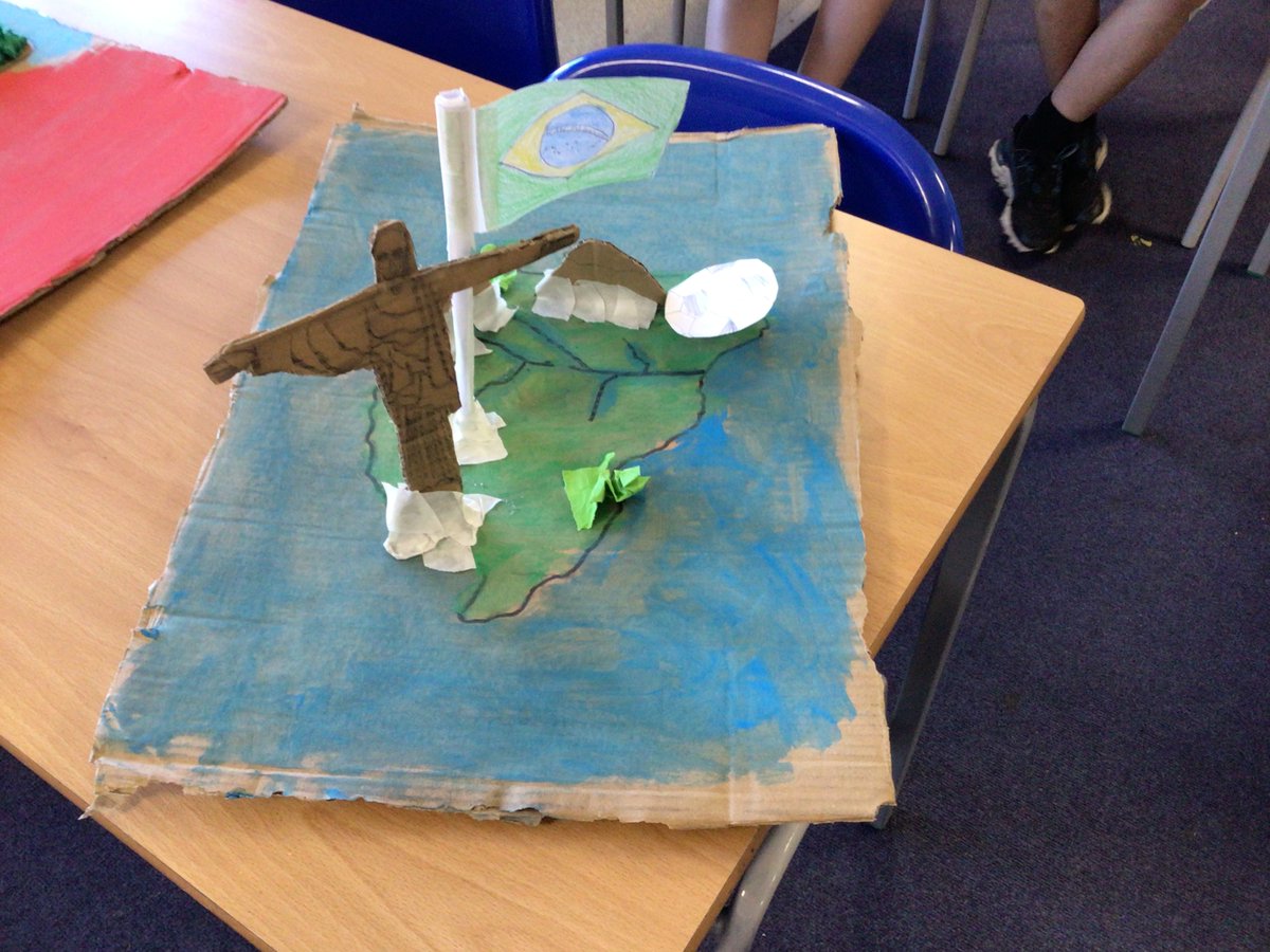 Year 6 have been learning about countries in South America.  They researched, created slide decks which they presented to their class and made 3D maps of their countries.