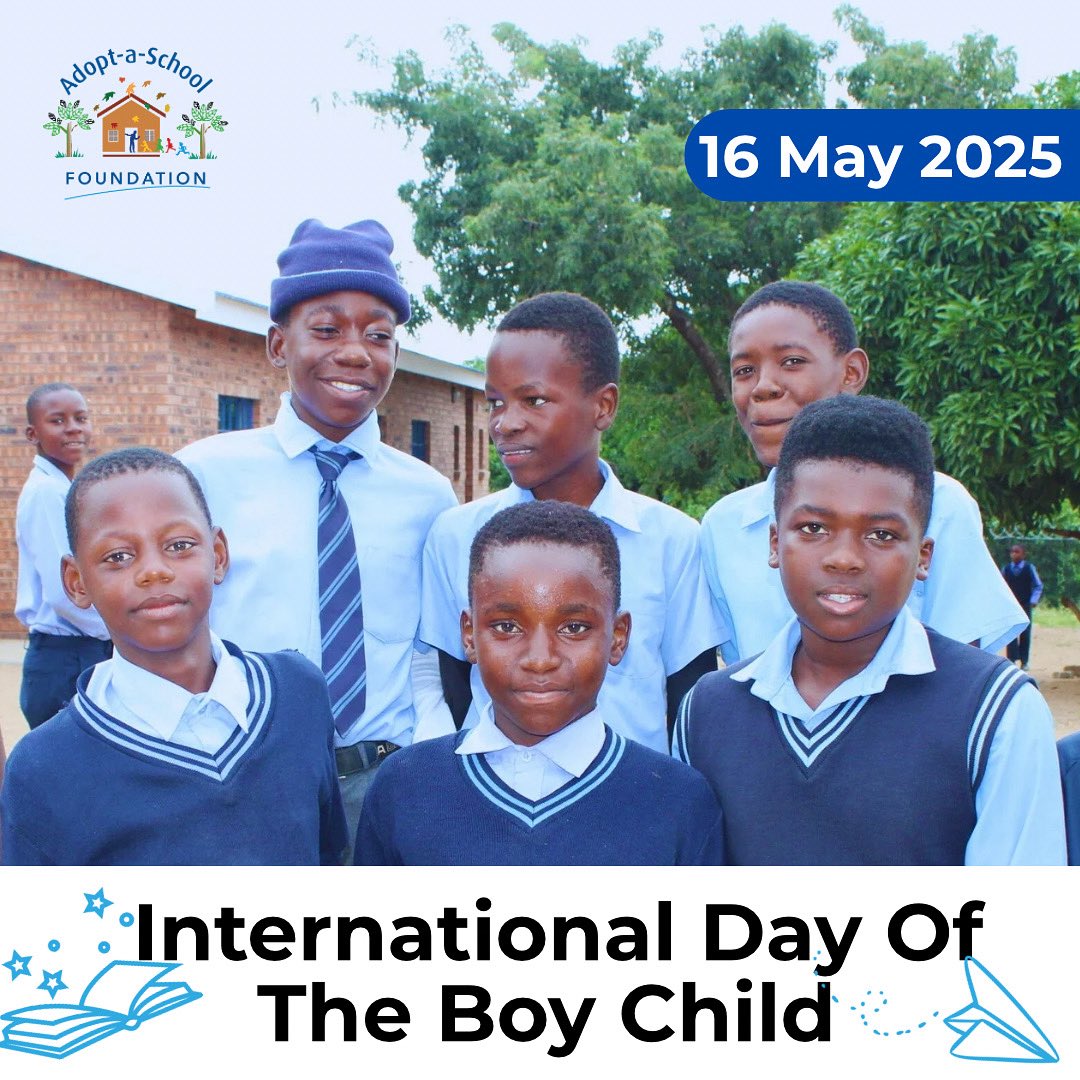 AdoptaSchoolSA's tweet image. On #InternationalDayOfABoyChild, the Adopt-a-School Foundation celebrates its efforts to empower boys through programmes like Health and Sanitation and Moral Regeneration, promoting well-being and leadership. #DrivingQualityEducation #OneSchoolatatime