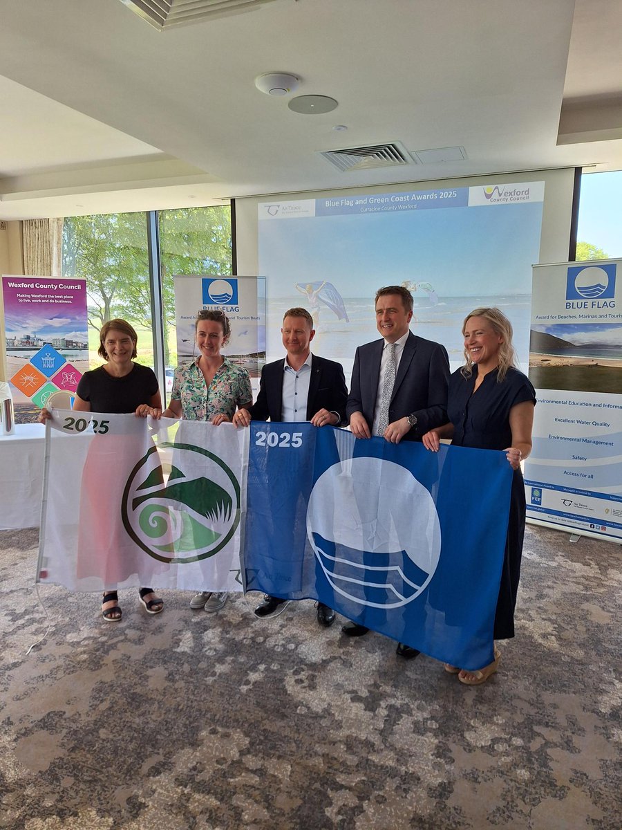Blue Flag (@blueflagireland) on Twitter photo Congratulations to <a href="/ClareCoCo/">Clare County Council</a> who received 8 Blue Flag Awards for beaches and one for marinas as well as 5 Green Coast Awards for the 2025 season!
Find out more at beachawards.ie
#BlueFlag #GreenCoast #Ireland #Clare #marina Congratulations to <a href="/ClareCoCo/">Clare County Council</a> who received 8 Blue Flag Awards for beaches and one for marinas as well as 5 Green Coast Awards for the 2025 season!
Find out more at beachawards.ie
#BlueFlag #GreenCoast #Ireland #Clare #marina