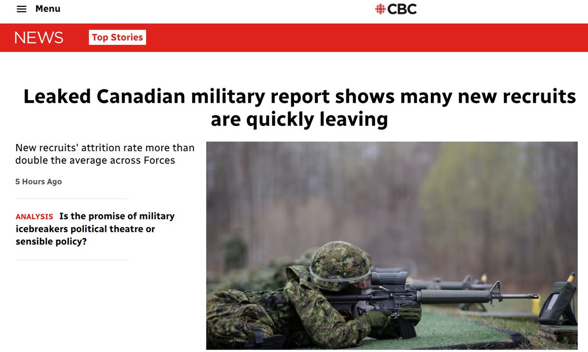 Rachel_Decoste's tweet image. I wonder if  DEI (lack thereof) has anything to do with it....  #cdnforces #dei