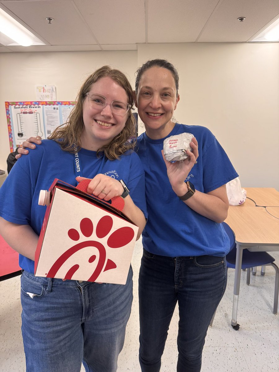 Thank you <a href="/CFASevenCorners/">Chick-fil-A</a> for providing breakfast for the <a href="/Innovation_APS/">Innovation Elementary</a> teachers and staff. It was a delicious Friday treat! 🤩😊🐄
<a href="/MrsPeters_APS/">Claire Peters</a>