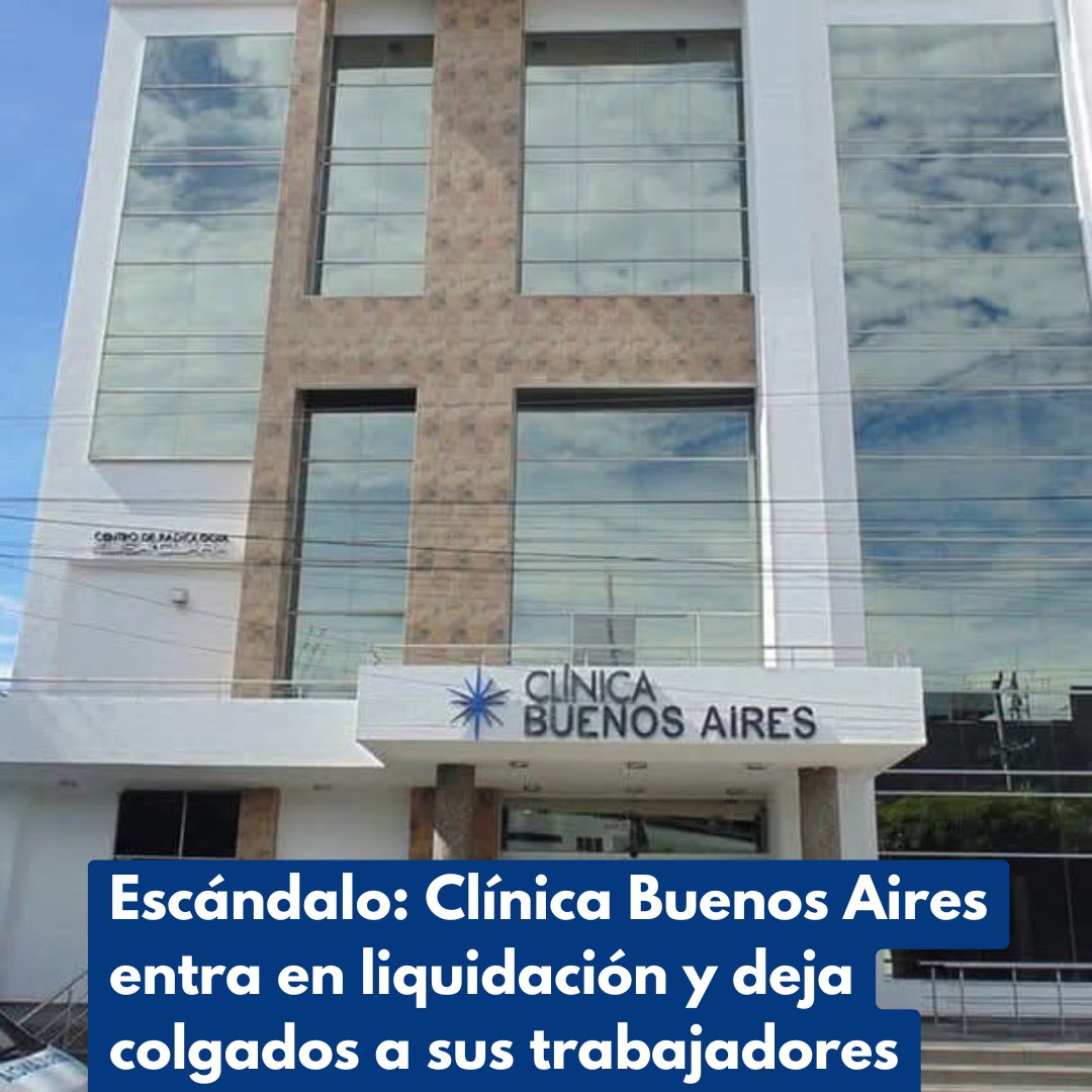 Valledupar vive otro capítulo vergonzoso en la crisis del sistema de salud colombiano: la Clínica Buenos Aires se va a la quiebra dejando tras de sí una estela de deudas, salarios impagos y derechos laborales pisoteados. Hilo 🪡🧵<a href="/MintrabajoCol/">MinTrabajo</a> <a href="/AntonioSanguino/">Antonio Sanguino</a>