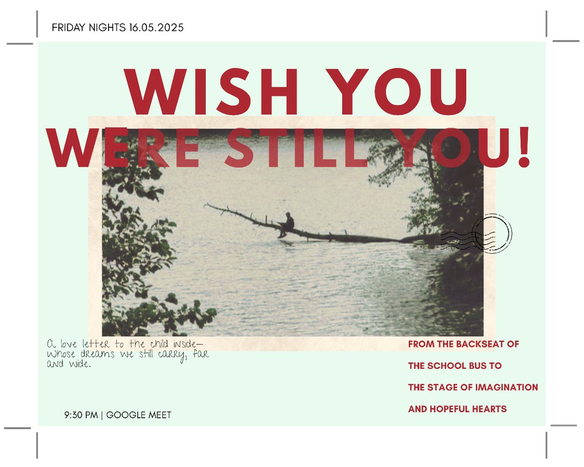 devlearn_com's tweet image. It&apos;s time for time travel today at 9:30 !

Share: your 10-yr-old dream, biggest fear &amp;amp; how you faced it, a hilarious school memory, and a silly old belief. 

join now :chat.whatsapp.com/EFCzcKSRu9mLUY…

Get ready to dig deep! 😉 Latecomers get blamed on their past selves.