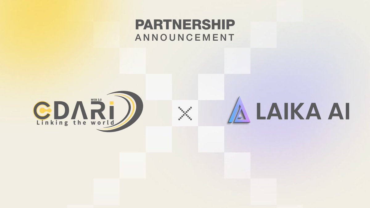 cdariofficial's tweet photo. 🚨 PARTNERSHIP ANNOUNCEMENT 🚨

We’re excited to join forces with @Laika_ai, the ultimate AI layer for Web3, powering blockchain intelligence and market analysis across multiple chains!

Laika AI is redefining Web3 with:

⚡️ Enterprise-grade RAG APIs & AI agent frameworks
🌐 Multi-chain super-app Chrome extension & ChatGPT plugins
📊 Real-time analytics: DeFi, NFTs, wallet monitoring & phishing detection

Together, we’re driving smarter, safer, and more automated Web3 experiences!

#LaikaAI #CDARI