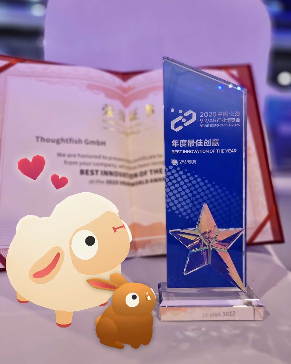 Living Room is now an AWARD WINNING game!! 🏆 ⭐

We’re the recipients of the Best Innovation of the Year Award at the the 2025 <a href="/VRARWorld/">VRAR World</a> Expo. 😻

Huge congratulations to the Living Room team for this incredible achievement 💖 🙌

#VRGame #indiegame #indiedev
