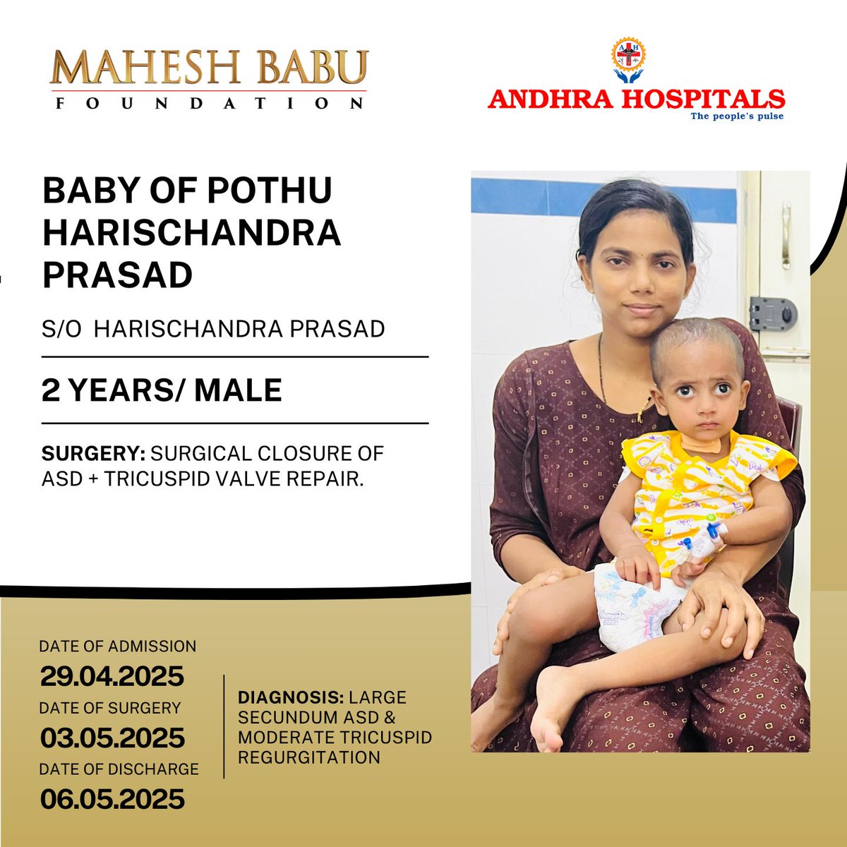 Mahesh Babu Foundation tweet media