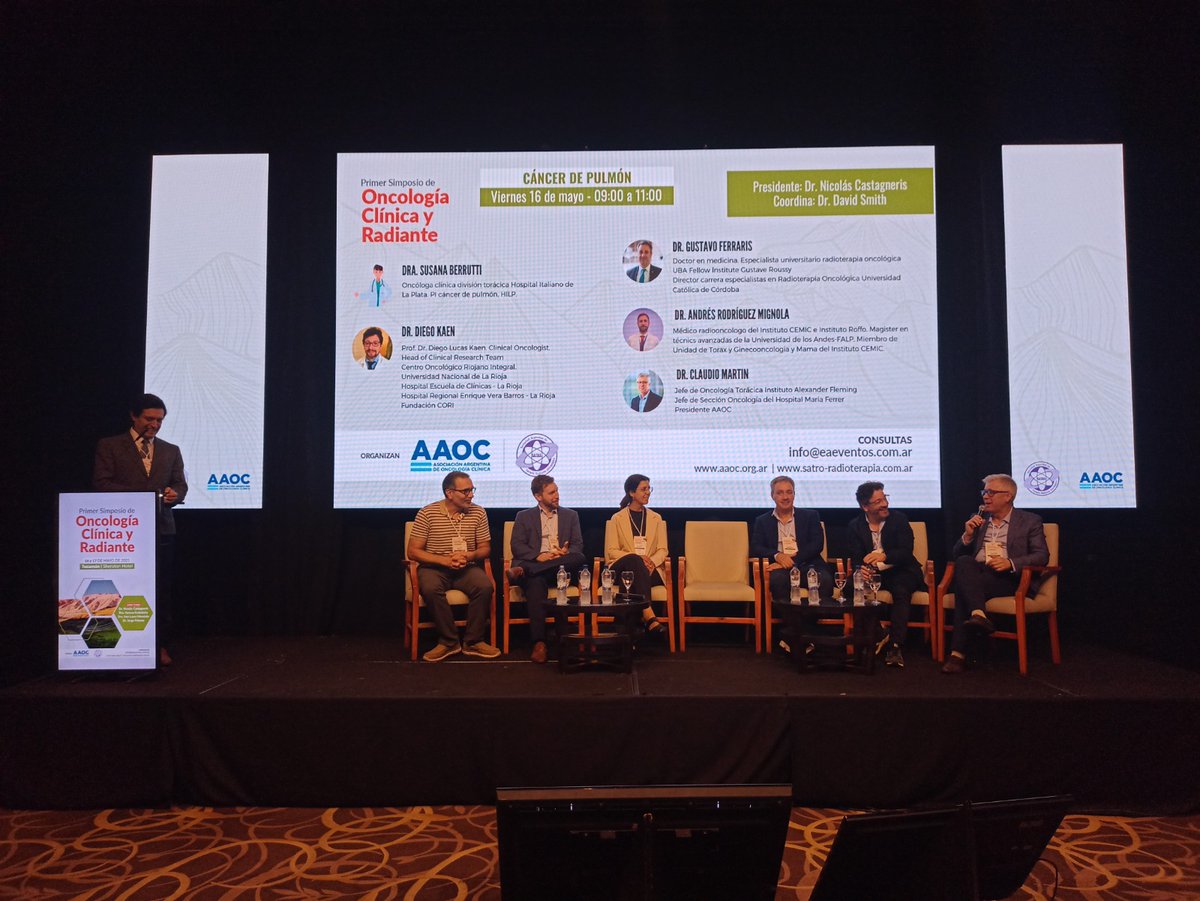 aaoncoclinica's tweet photo. PRIMER SIMPOSIO AAOC-SATRO Tucumán 2025
Cáncer de Pulmón
Dres. Castagneris, Smith, Rodriguez Mignola, Berutti, Ferraris, Kaen, Martin https://t.co/Fg6C6R48HZ
