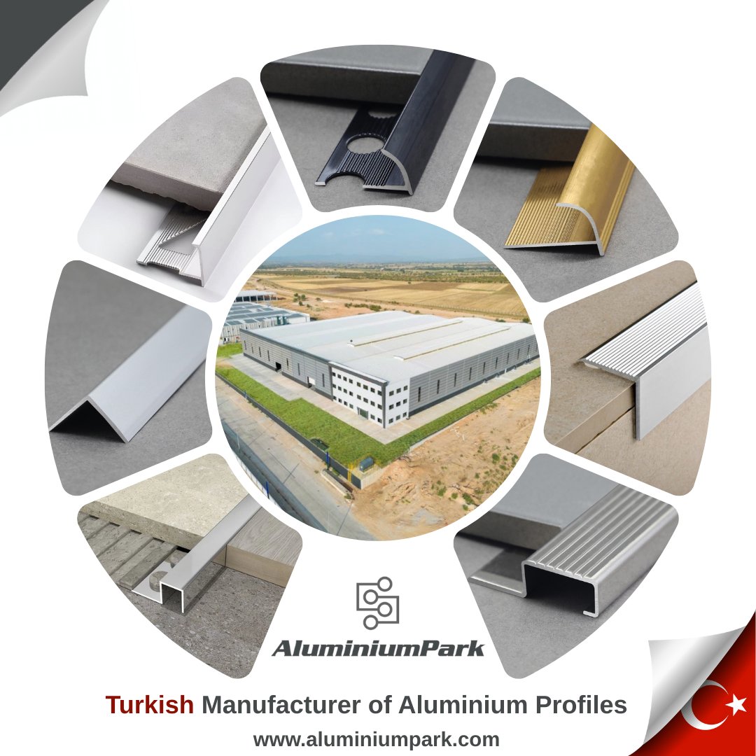 Aluminiumpark is a manufacturer of aluminium profiles for tiles, flooring, and corners.

Our product range includes: tile trims, stair nosings, threshold profiles, corner trims, L profiles, T profiles, terrace profiles, stair edge trims, stair step profiles, tile edge trims,