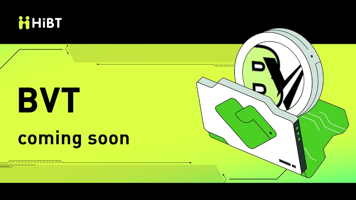 🚀 @BValut $BVT (BLOCK VAULT) will soon be listed on #Hibt 🔥 Pair:  BVT/USDT 💼 Network: BSC ⏰ Trade: https://t.co/cY4VYf92j6 ✍️ Details:  https://t.co/ocB3q8qoJ3 #BVT #Crypto #Web3 #CryptoListing
