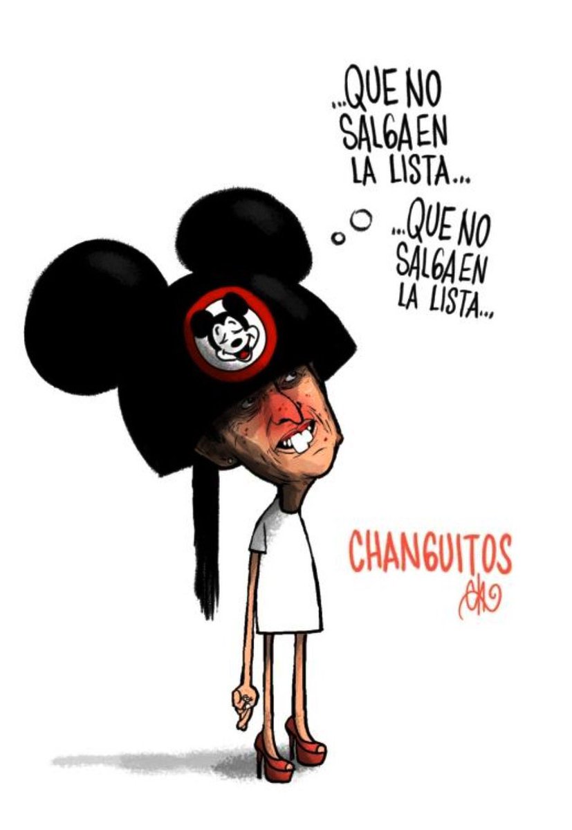 Y detrás de esa cara amargada, fría, nefasta y corrupta, se esconde un temor y terror a no aparecer en la lista negra de Estados Unidos 🤞🏻