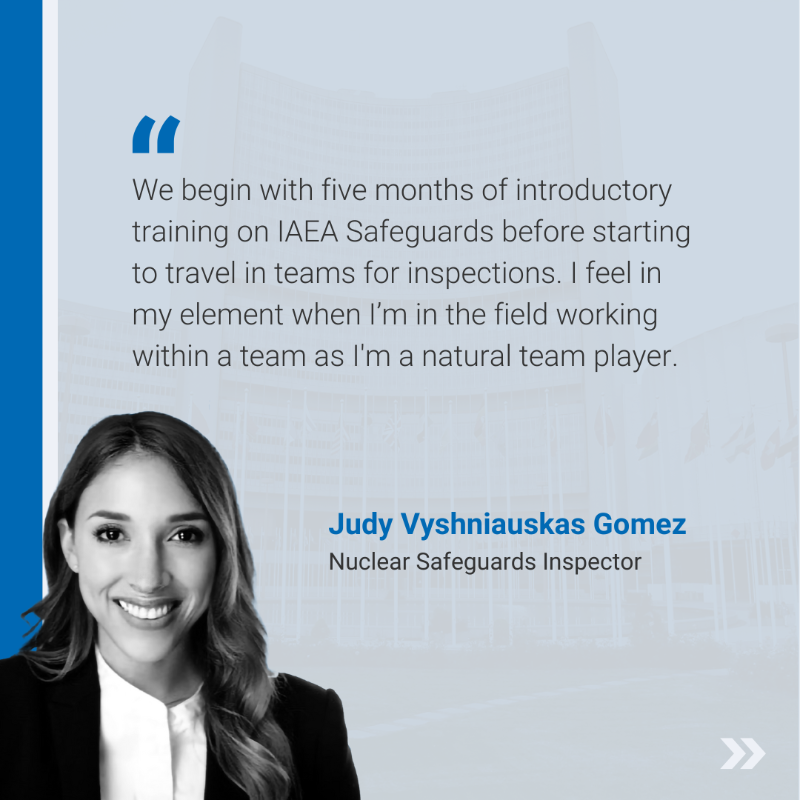 iaeaorg's tweet photo. Are you eager to make a meaningful contribution to global peace and security? We're looking for dedicated individuals like you to join our team of Nuclear Safeguards Inspectors.

Learn more and apply here: https://t.co/2a6nZWJzy8
