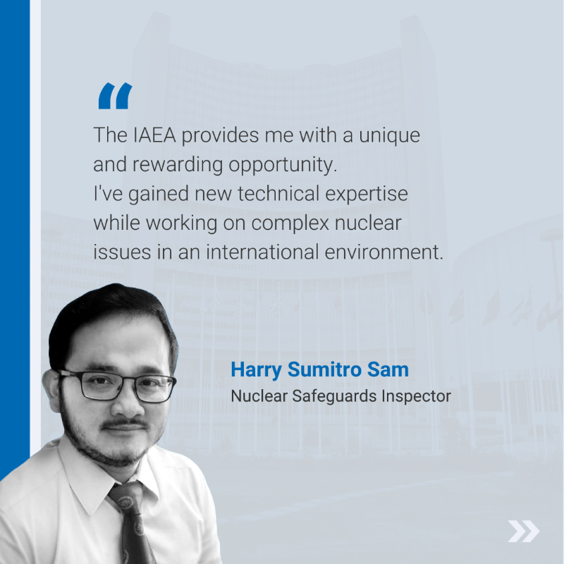iaeaorg's tweet photo. Are you eager to make a meaningful contribution to global peace and security? We're looking for dedicated individuals like you to join our team of Nuclear Safeguards Inspectors.

Learn more and apply here: https://t.co/2a6nZWJzy8