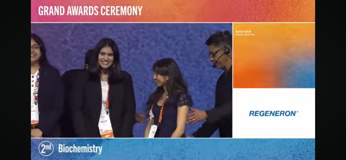 Our very own <a href="/Oviedo_High/">Oviedo High School</a> just won THIRD IN WORLD in Biochemistry at <a href="/Society4Science/">Society for Science</a> #RegeneronISEF! Way to go Angela! You make all of us, <a href="/OviedoCityGov/">City of Oviedo</a> and <a href="/SCPSInfo/">SCPS Info</a> SO incredibly proud!