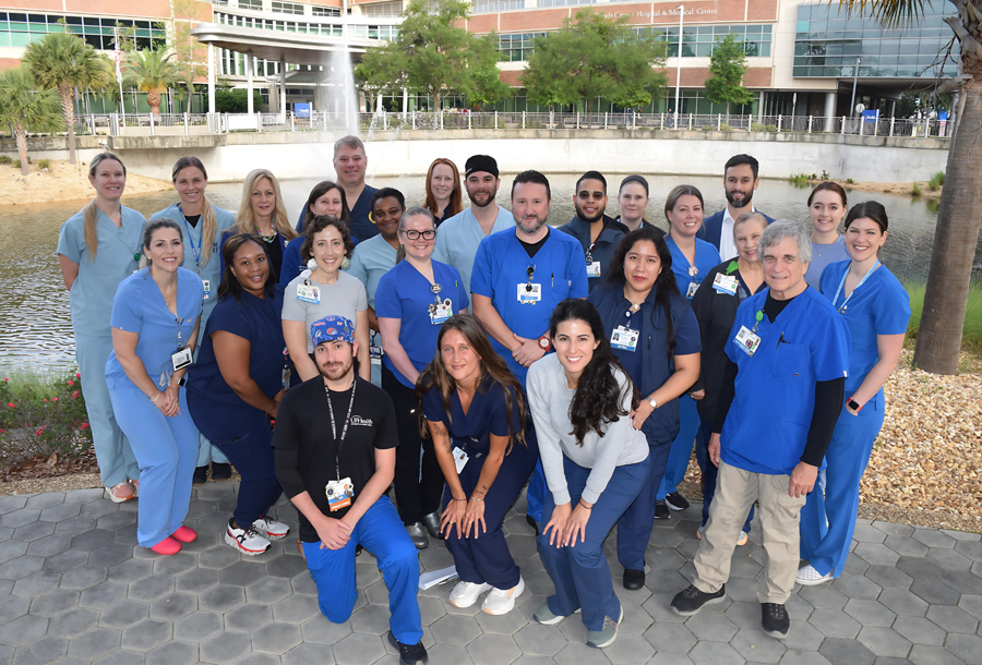 UF Surgery (@ufsurgery) on Twitter photo Today we're wearing blue in recognition of National #CritCareMonth! ππ§‘ππ
Thanks to every one of our surgical critical care clinicians and advanced practitioners; your steadfast commitment and expertise saves the lives of critically ill patients each and every day.  <a href="/SCCM/">SCCM</a> Today we're wearing blue in recognition of National #CritCareMonth! ππ§‘ππ
Thanks to every one of our surgical critical care clinicians and advanced practitioners; your steadfast commitment and expertise saves the lives of critically ill patients each and every day.  <a href="/SCCM/">SCCM</a>