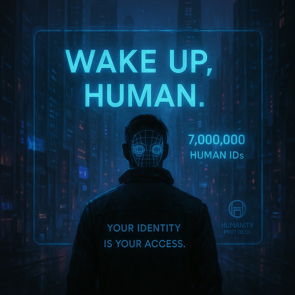 fafacurious's tweet photo. Wake up, human. @Humanityprot
The world isn’t what you thought.
7 million identities.
Zero names.
Your social proof is your passport.
Connect.
Verify.
Belong or be left behind.
#HumanityProtocol #Web3ID #WakeUpBabe #DigitalIdentity #AirdropAlpha https://t.co/tnpZ8jywGf