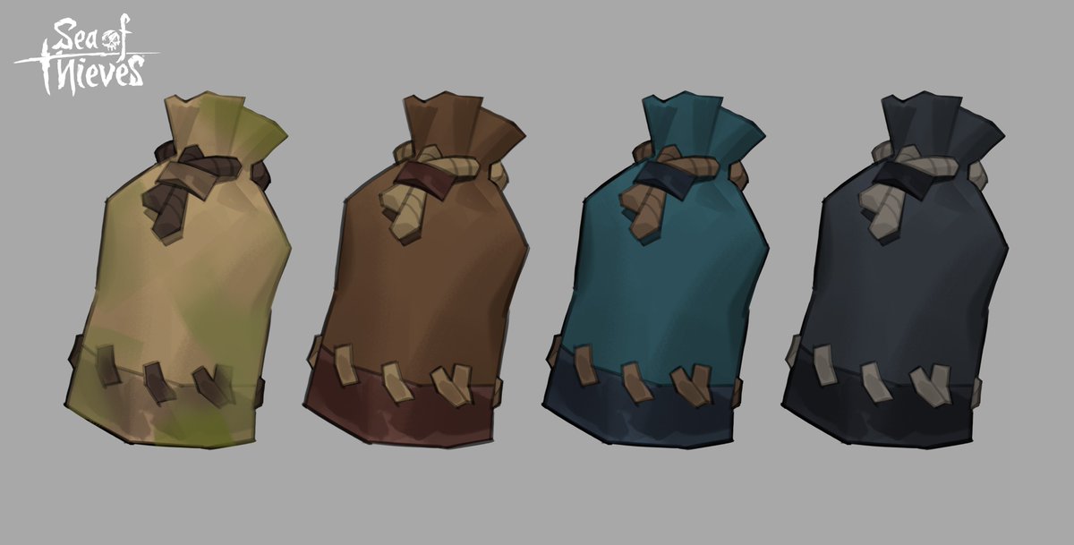 ESmisdom's tweet image. Some of the work I did for the S15 Hunter's Call themed loot items for Sea of Thieves 🐟