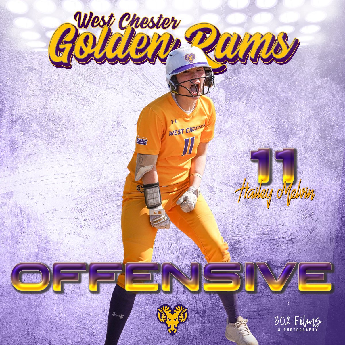 Congrats to our West Chester Softball 2025 Purple Heart Awards Winners. First Up, Offensive Award goes to Senior Captain, Hailey Melvin. 
With her passion, fire, speed and power, so many big moments were won by Hailey this season. Congratulations. 💜