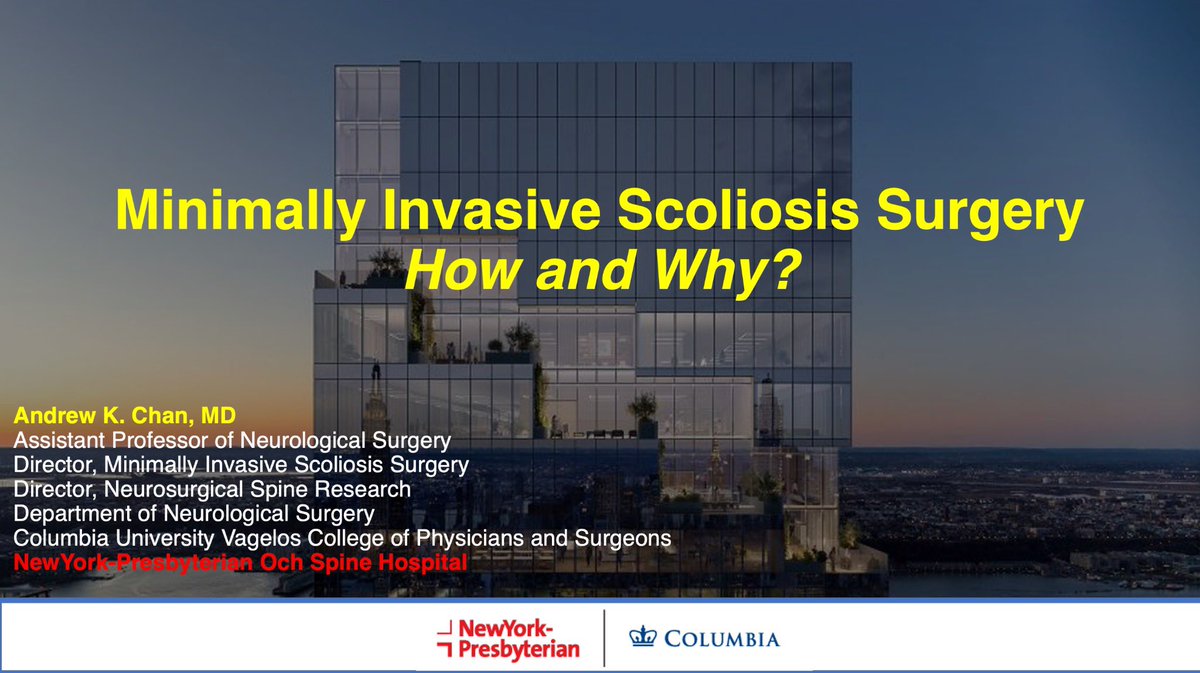 andrewchanMD's tweet image. 👏🏻Thank you to @UofOklahoma @OU_Neurosurgery for the tremendous visiting professor honor and inviting me to give ground rounds today to share my work on Minimally Invasive Scoliosis Surgery
It was great to see old friends, including @graffeo, and see the enthusiasm for spine…