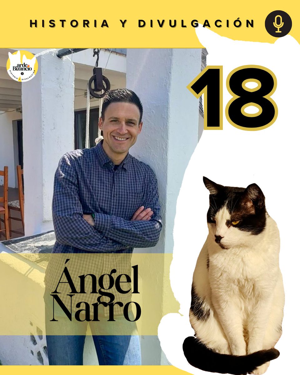 G. Soriano / Arde Bizancio (@gsoriano23) on Twitter photo 🎙️ Nuevo episodio de #ArdeBizancio: de Grecia a la Academia 🗺️
👤 Hoy con Ángel Narro Sánchez (<a href="/AngelNarroUV/">Ángel Narro</a>), profesor titular de Filología Griega de la Universitat de València y experto en temas apasionantes como las historias martiriales. 🎙️ Nuevo episodio de #ArdeBizancio: de Grecia a la Academia 🗺️
👤 Hoy con Ángel Narro Sánchez (<a href="/AngelNarroUV/">Ángel Narro</a>), profesor titular de Filología Griega de la Universitat de València y experto en temas apasionantes como las historias martiriales.