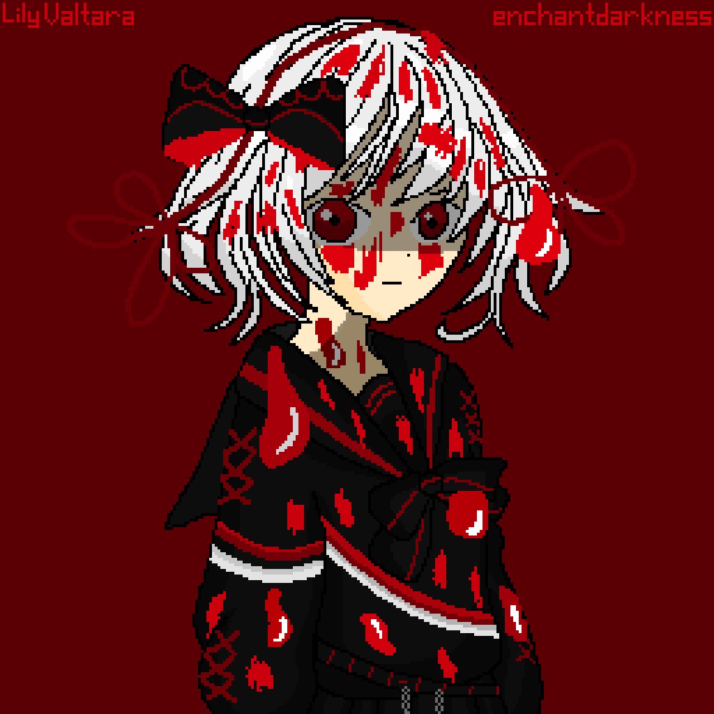 enchantdarkness's tweet photo. [my art]🩸🩸🩸
...............But I love the blood cover my costume.🩸🩸
#blood #TwitterX #costume #schoolwear #cosplay https://t.co/ME0uSreQfX