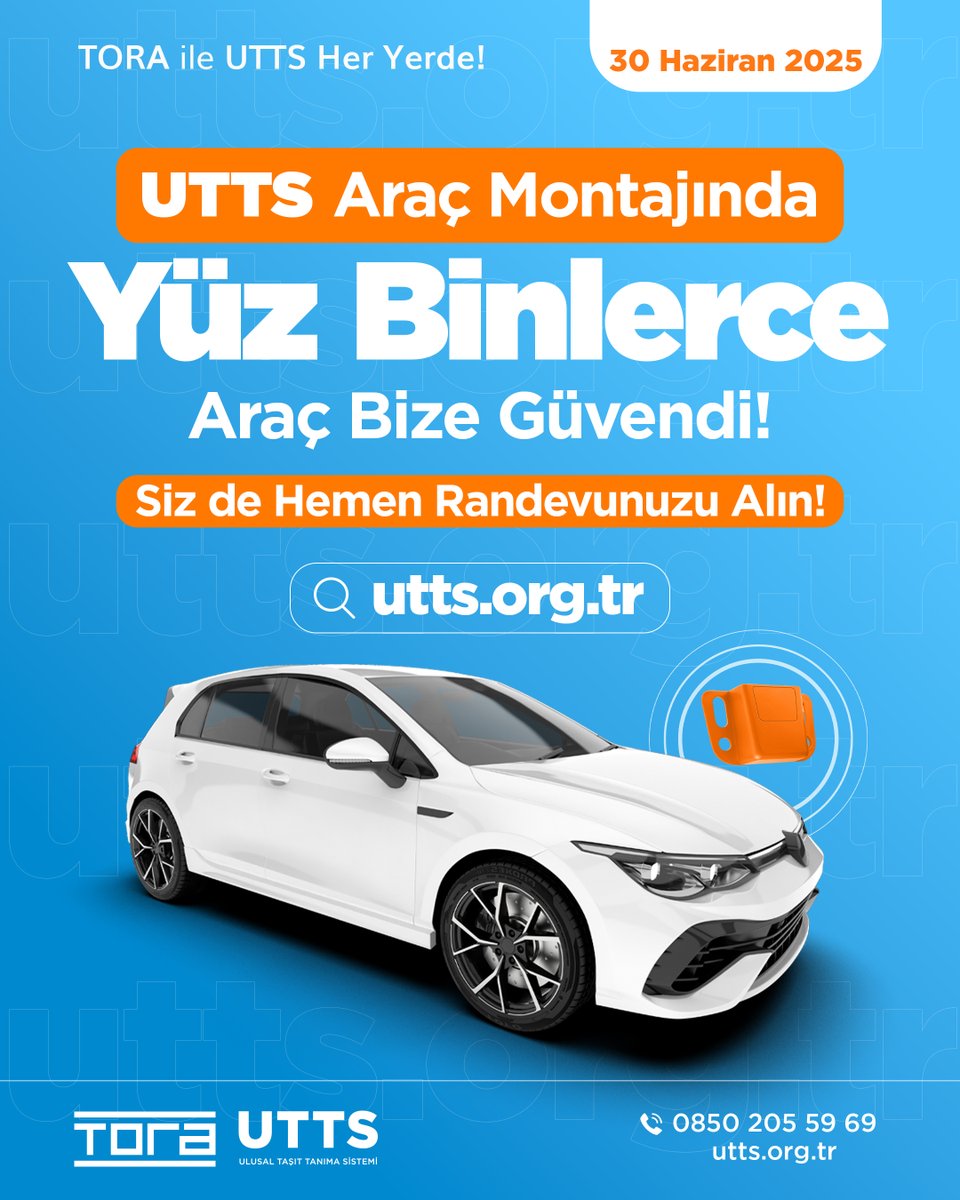 UttsMontaj's tweet photo. UTTS Araç Montajında 𝗬𝘂̈𝘇 𝗕𝗶𝗻𝗹𝗲𝗿𝗰𝗲 Araç Bize Güvendi!

Hemen Başvurun: https://t.co/6H1jMHq4el | 0850 205 59 69

#utts
#UTTSTTB
#taşıttanımabirimi
#ulusaltaşıttanımasistemi
#TaşıtTanımaBirimiMontaj
#uttsmontaj
#ttbmontaj
#torautts
#tora https://t.co/mO4EdSSL6K