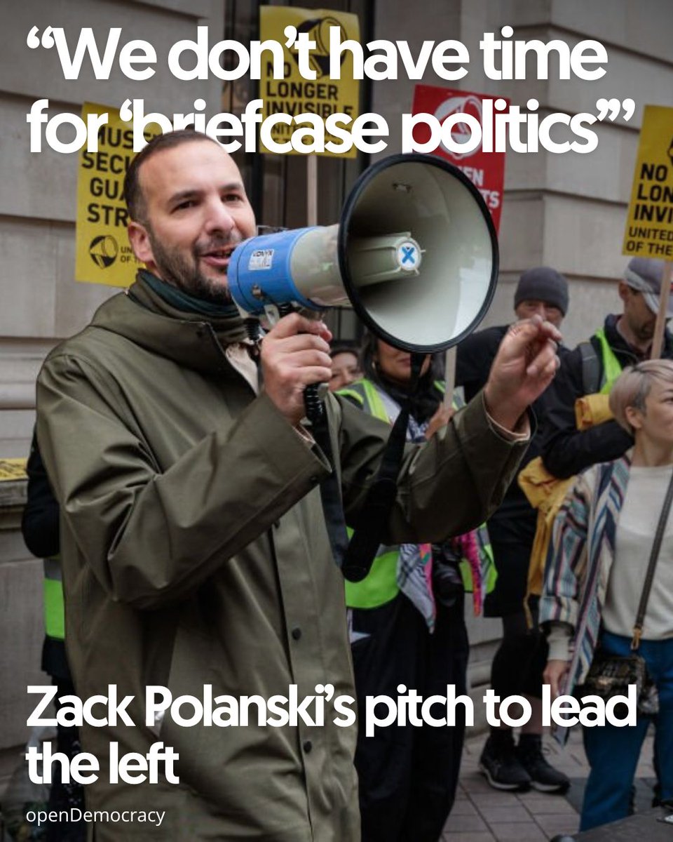 openDemocracy (@opendemocracy) on Twitter photo Deputy leader of the Green Party @zackpolanski talks to <a href="/EJShone93/">Ethan Shone</a> about his bid to lead not just the Greens, but the wider progressive movement.
Read the full interview here ⤵ļø
opendemocracy.net/en/green-party⦠Deputy leader of the Green Party @zackpolanski talks to <a href="/EJShone93/">Ethan Shone</a> about his bid to lead not just the Greens, but the wider progressive movement.
Read the full interview here ⤵ļø
opendemocracy.net/en/green-partyā¦