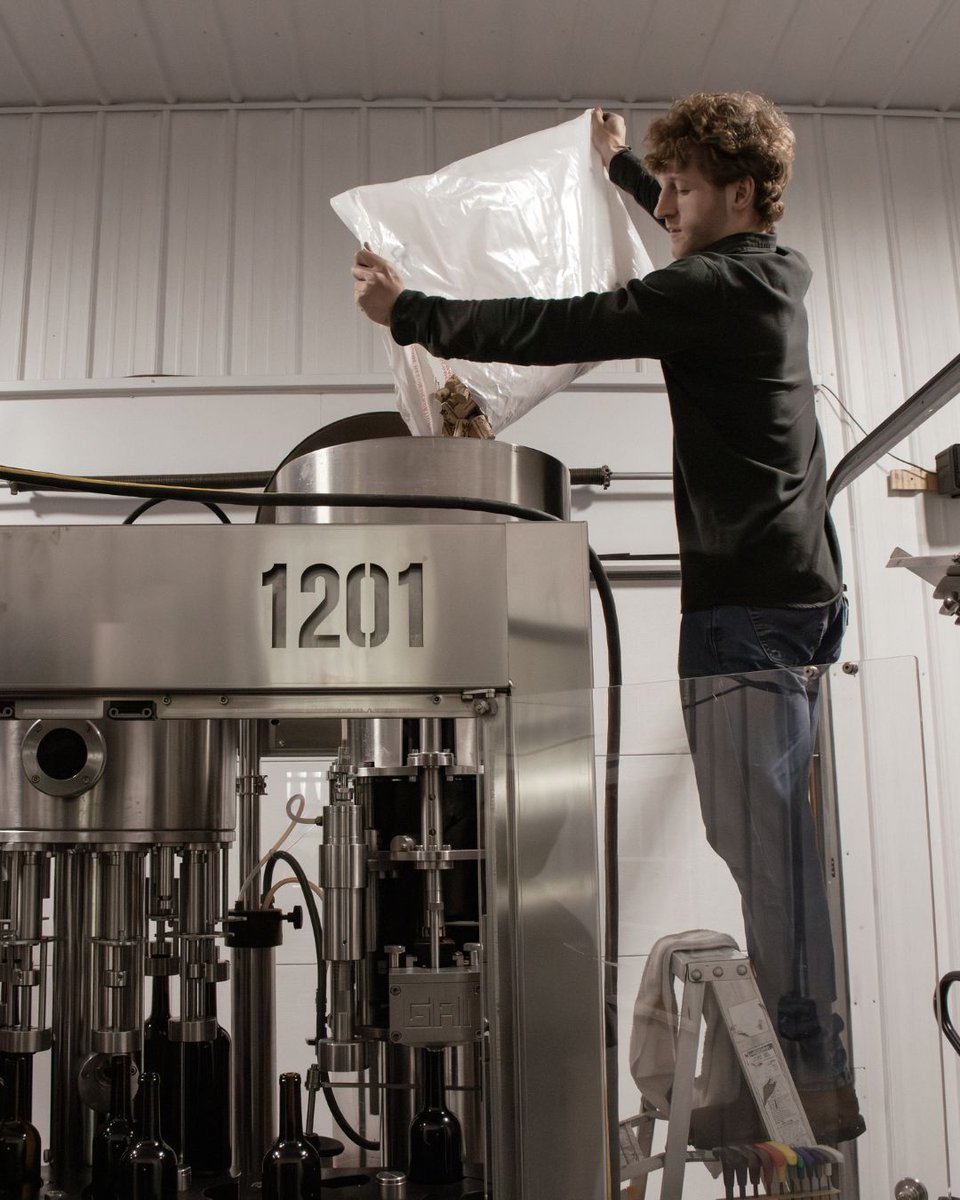 StonesThrowWine's tweet photo. The bottling of our latest Petite Verdot. https://t.co/Rg9KBtO2kH