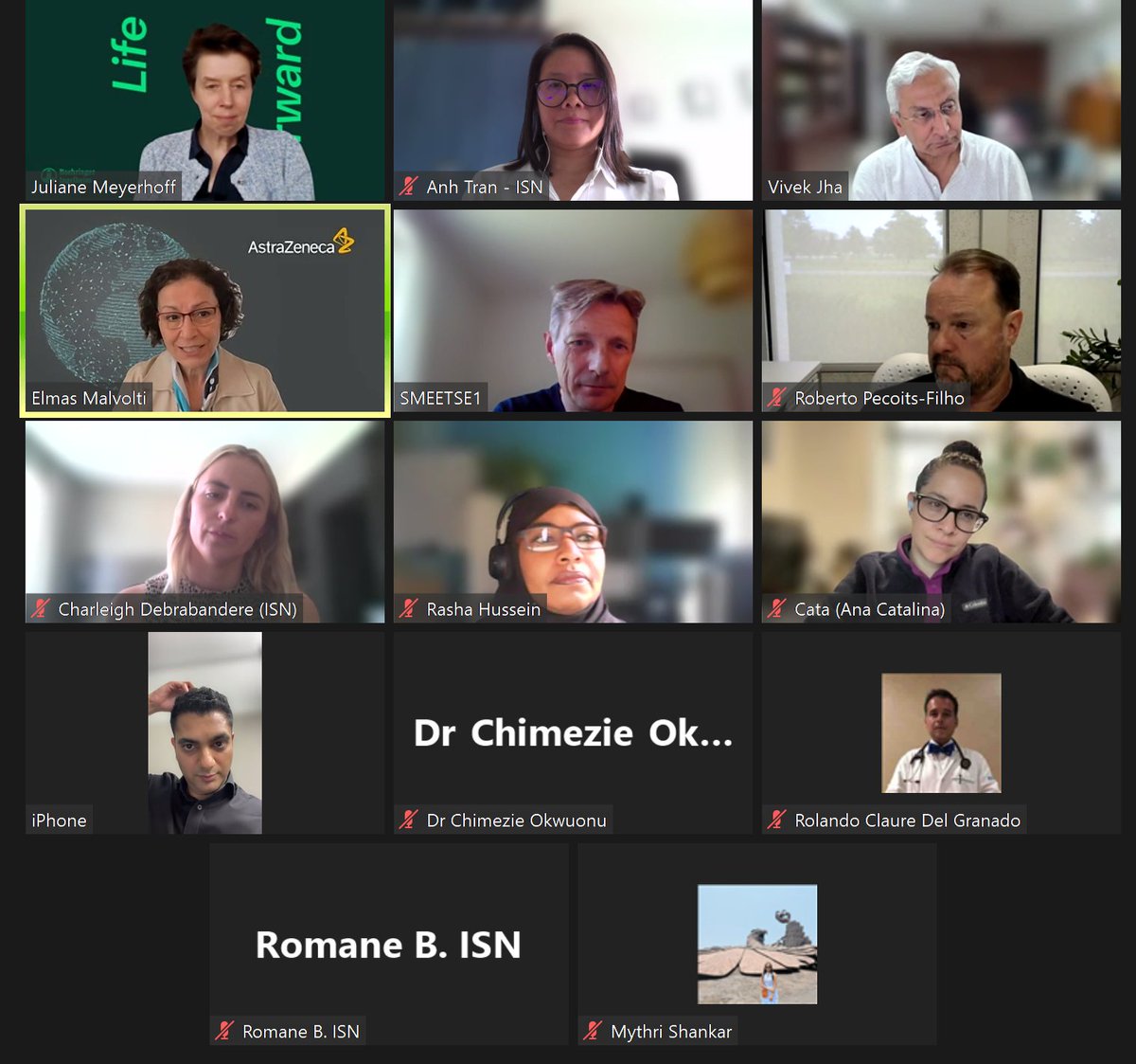 Int Society of Nephrology (@isnkidneycare) on Twitter photo Cohort 3 of the ISN Emerging Leaders Program hosted a webinar on pharmaceutical industry leadership, chaired by <a href="/vjha126/">Vivekanand Jha | विवेकानन्द झा</a>.
Speakers from <a href="/AstraZeneca/">AstraZeneca</a> (Elmas Malvolti), <a href="/Boehringer/">Boehringer Ingelheim</a> (Juliane Meyerhoff), and <a href="/Novartis/">Novartis</a> (Serge Smeets, Ketan Kavia) shared insights on medical affairs, Cohort 3 of the ISN Emerging Leaders Program hosted a webinar on pharmaceutical industry leadership, chaired by <a href="/vjha126/">Vivekanand Jha | विवेकानन्द झा</a>.
Speakers from <a href="/AstraZeneca/">AstraZeneca</a> (Elmas Malvolti), <a href="/Boehringer/">Boehringer Ingelheim</a> (Juliane Meyerhoff), and <a href="/Novartis/">Novartis</a> (Serge Smeets, Ketan Kavia) shared insights on medical affairs,