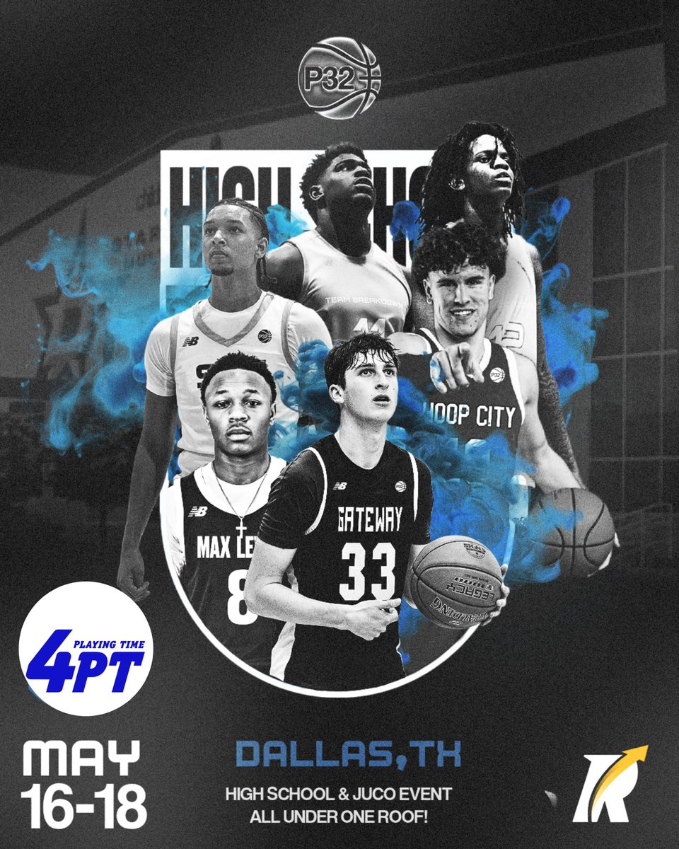 The wait is over.

The New Balance P32 League, powered by Revocruit, tips off today in Dallas, TX.

High school stars and top JUCO talent—all under one roof for this NCAA Certified Live Period event. Let’s hoop.

#4PT #4PlayingTime