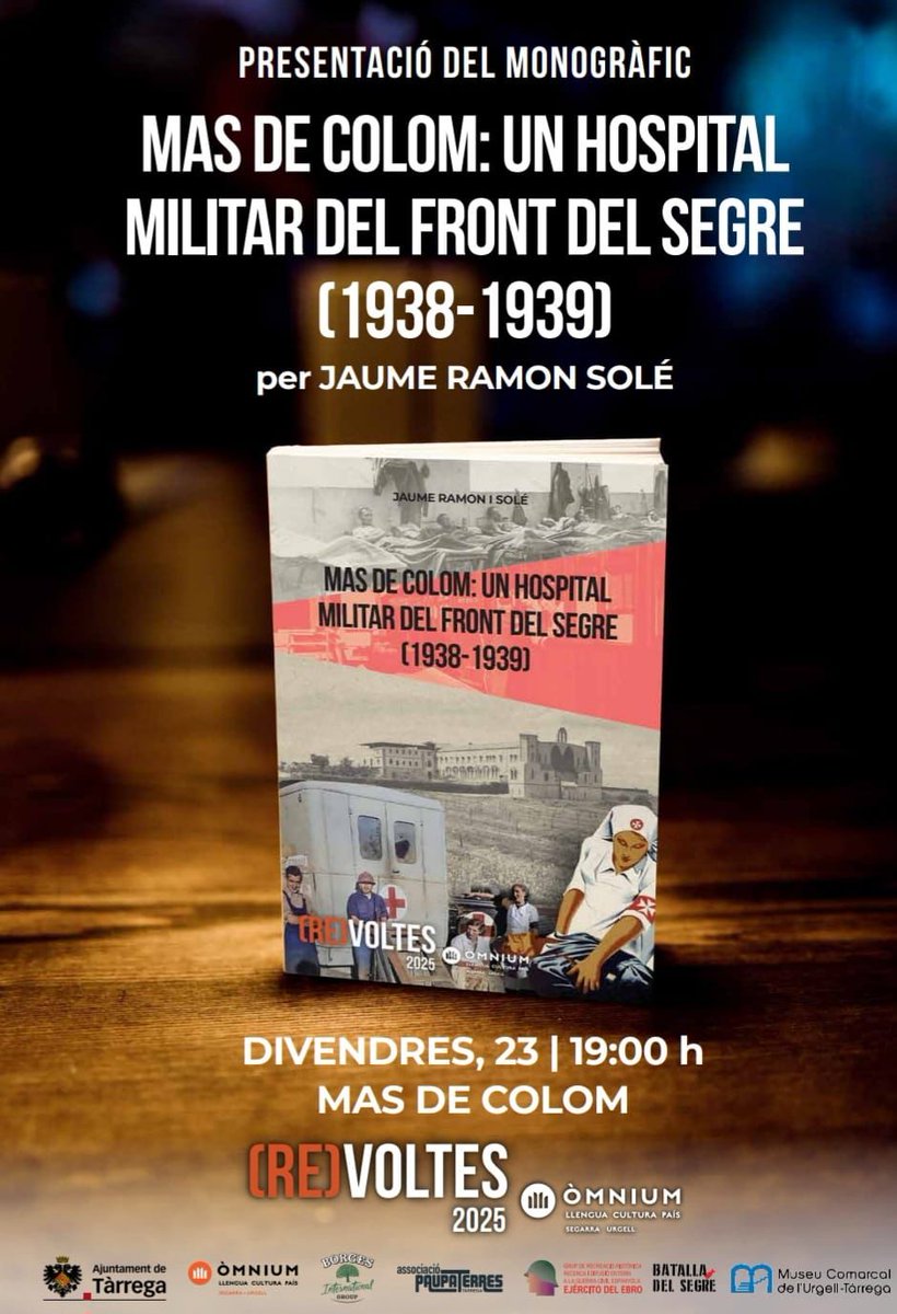 jaumeramonsole's tweet photo. S'albira una setmana vinent amb molta activitat! #tarrega #urgell #segarra #memoria #memoriahistòrica #museu #masdecolom @MuseuTarrega @aclurgell @ajtarrega https://t.co/vYDt3krw1u