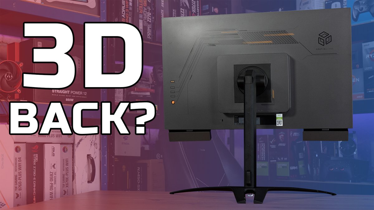3D Gaming is COMING BACK?? Acer SpatialLabs View Pro 27” 4K 160 Hz Gaming Monitor Review youtu.be/fJDyivSdmfQ