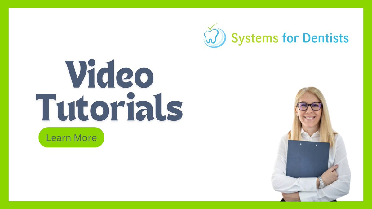 SystemsDentists's tweet photo. If you've a team member &amp; they need training up on the SfD Software, why not take advantage of our many bite size training videos along with the more comprehensive ones. Just click on the link to access them on YOU TUBE https://t.co/MOkHYw6hQN https://t.co/XanFEDMCE8