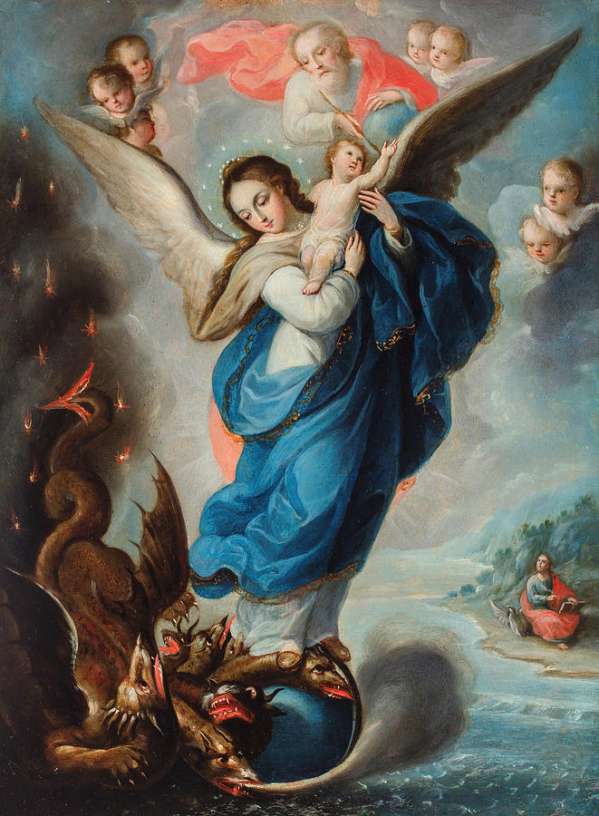 CatholicFQ's tweet image. Now the serpent was more subtle than any beast—with cunning, it deceives Eve to eat bad fruit, ushering in sin. 

Where Eve failed, Mary would rise. "She shall crush thy head," God promises the devil.

A look at how the fruit of the Virgin brought life &amp;amp; shook hell to its core.…