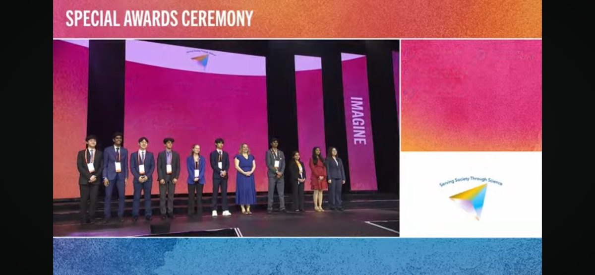 And not to be outdone, another of <a href="/Oviedo_High/">Oviedo High School</a>’s very own won SECOND PLACE from the Serving Society through Science organization at <a href="/Society4Science/">Society for Science</a> #RegeneronISEF! Her work was recognized for its potential to improve the lives of people.