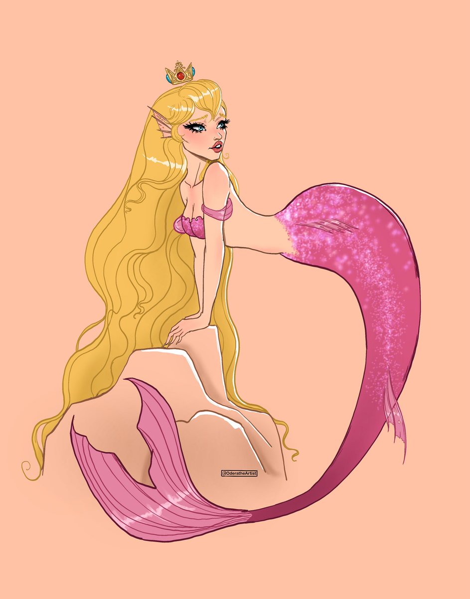 oderatheartist's tweet image. Mermay Challenge Day 15: Peach (Princess Peach

@mermay_official 
 
#Mermaychallenge2025 #Mermay #peach #mario #princesspeach #illustration #Visualdevelopment #artist #ink #artistsoninstagram #love #Characterart #mermaid