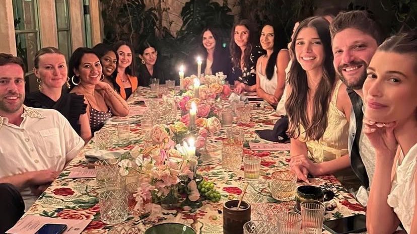 RhodeByGalilea's tweet photo. Yesterday, all the team were celebrating the big impact is getting out brand since the launchment ✨🪞🤍 Thanks you all. https://t.co/TtcB7Iilsm