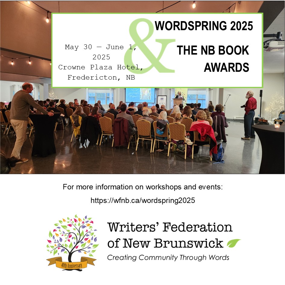 WritersFedNB's tweet image. Read about the winners of the 2025 NB Writing Competition on our writing competition page at wfnb.ca/Writing-Compet…
The literary soiree, celebrating winners is May 30 in Fredericton. #nbwritingcompetition2025 #nbwritersfed #artsculturenb #nbwriters #frederictonnb #livereadings