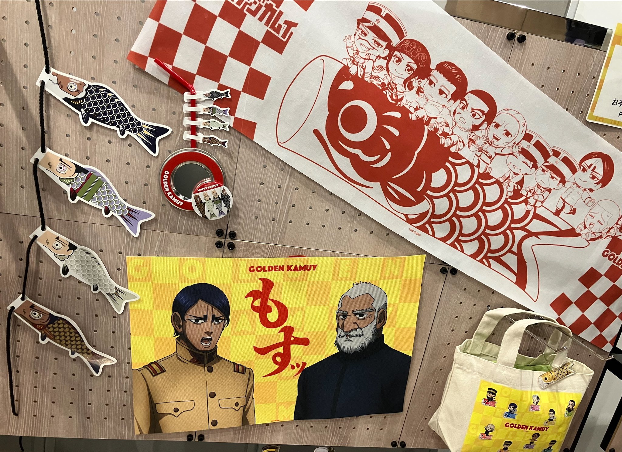 ゴールデンカムイ【新品】鯉登親子ミニこいのぼり　カード付き ゴールデンカムイ【新品】鯉登親子ミニこいのぼり カード付き