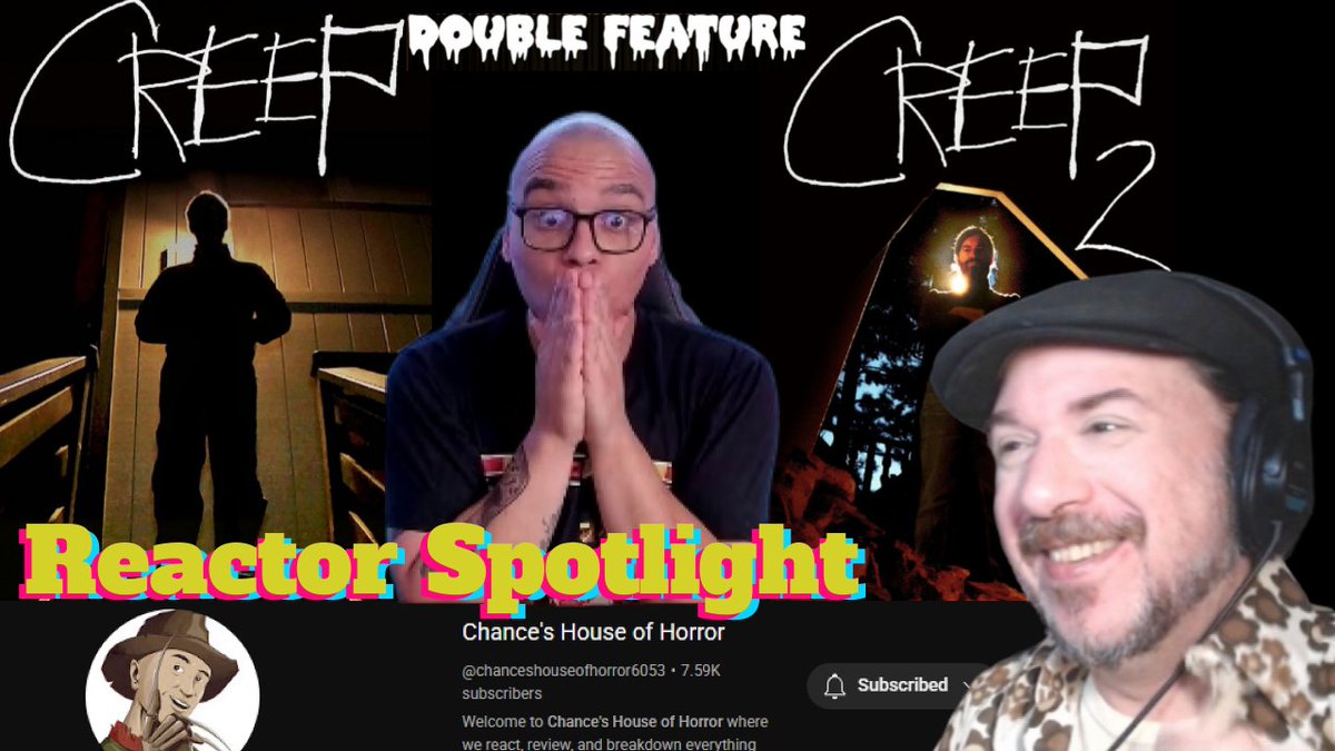 Lance B Reacting to ⁨ '' Creep Movie Double Fea... youtu.be/IzKXOYdxd_0?si… via <a href="/YouTube/">YouTube</a> <a href="/LastChanceEdits/">Chance</a>  Out Now!!!! Check out Chance's New Playlist on the channel .