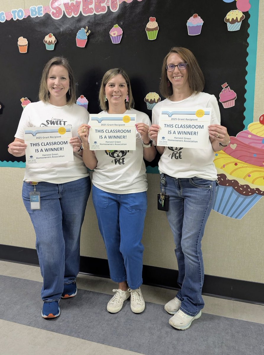 Pecan Grove Elementary (@pge_cougarcubs) on Twitter photo Congrats to our 1st grade team for winning a grant for listening stations from the <a href="/FBEF_FBISD/">Fort Bend Education Foundation</a> <a href="/MrsMillsPGE/">Maggie Mills</a> Congrats to our 1st grade team for winning a grant for listening stations from the <a href="/FBEF_FBISD/">Fort Bend Education Foundation</a> <a href="/MrsMillsPGE/">Maggie Mills</a>
