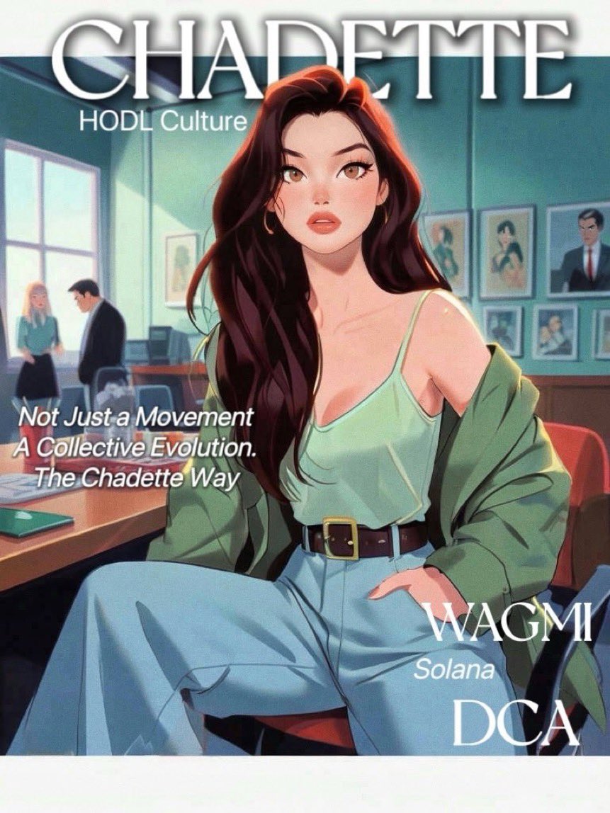 MonkeyPuppt's tweet photo. @henokcrypto Time for memes. Time for #CHADETTE to GIGA SEND. The jeets had their moment now it’s our cycle. Culture wins. Conviction wins. Chadette wins.
#GigaSend #Chadette #HODLSeason #WAGMI https://t.co/HXwb1OXM09