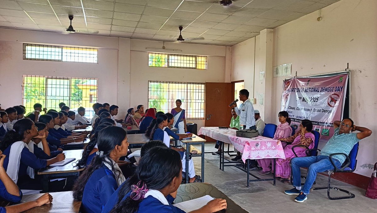 National Dengue Day have observed at Dhekiajuli TE garden Model High School, under Dhekiajuli BPHC.Awareness on Dengue &amp; other VBD disease,quize competition, rally with slogan on Dengue etc activities have done.
<a href="/nhm_assam/">NHM_Assam</a> <a href="/DCSonitpur/">District Commissioner, Sonitpur, Assam, India</a> <a href="/diprosonitpur/">DIPRO Sonitpur</a> <a href="/TheAshokSinghal/">Ashok Singhal</a>