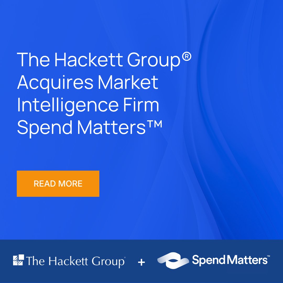 The Hackett Group (@thehackettgroup) on Twitter photo We’re excited to announce The Hackett Group® has acquired <a href="/spendmatters/">Spend Matters</a>™, a leader in procurement and supply chain market intelligence. Together, we’re expanding insights and impact for buyers and vendors alike.
Read the full details here: thehackettgroup.com/the-hackett-gr… We’re excited to announce The Hackett Group® has acquired <a href="/spendmatters/">Spend Matters</a>™, a leader in procurement and supply chain market intelligence. Together, we’re expanding insights and impact for buyers and vendors alike.
Read the full details here: thehackettgroup.com/the-hackett-gr…