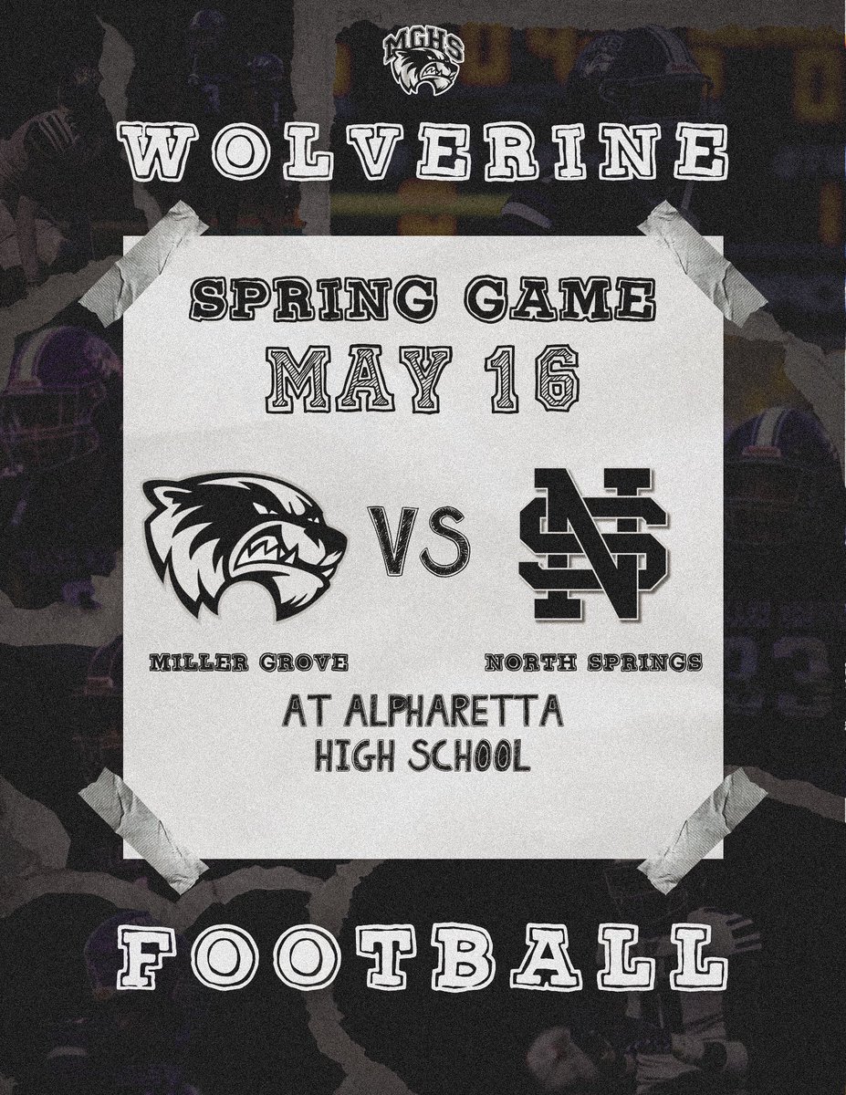 Miller Grove Football (@millergrovefb) on Twitter photo 🚨GAME DAY🚨
🆚 <a href="/NorthSpringsFB/">North Springs Football</a>
⏰ 7:00PM
🏟️ Alpharetta Stadium
📍 3595 Webb Bridge Rd, Alpharetta, GA 30005
🎟️ gofan.co/event/3574957
#WolverinePride / / #GVW / / #Groveside 🚨GAME DAY🚨
🆚 <a href="/NorthSpringsFB/">North Springs Football</a>
⏰ 7:00PM
🏟️ Alpharetta Stadium
📍 3595 Webb Bridge Rd, Alpharetta, GA 30005
🎟️ gofan.co/event/3574957
#WolverinePride / / #GVW / / #Groveside
