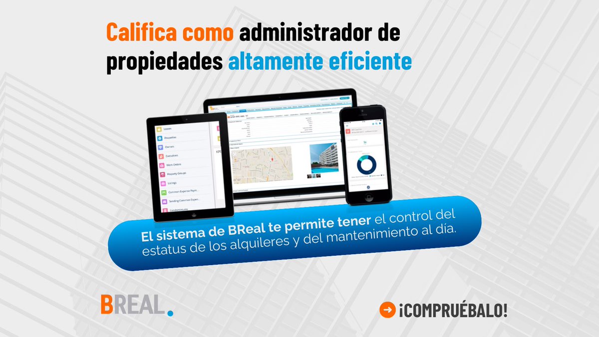 📱Conoce el sistema modular del software para administración de propiedades de BReal y descubre todas sus funciones con las que ahorras tiempo y potencias tu negocio. Agenda una demo en breal.cl

#RevistaInmobiliariaBReal  #SoftwareInmobiliario