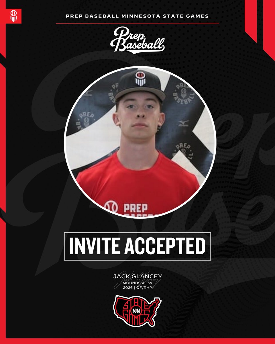 Prep Baseball Minnesota (@prepbaseballmn) on Twitter photo ๐ ๐ถ๐ป๐ป๐ฒ๐๐ผ๐๐ฎ ๐ฆ๐๐ฎ๐๐ฒ ๐๐ฎ๐บ๐ฒ๐: ๐๐ฏ๐ท๐ช๐ต๐ฆ ๐๐ค๐ค๐ฆ๐ฑ๐ต๐ฆ๐ฅ โ
Jack Glancey | <a href="/jack_glancey5/">Jack Glancey</a>
โน๏ธ 2026, OF/RHP, Mounds View
๐ค loom.ly/M_v8Ua8
๐๐ฆ๐ฒ๐ถ๐ฆ๐ด๐ต ๐บ๐ฐ๐ถ๐ณ ๐ช๐ฏ๐ท๐ช๐ต๐ฆ โก๏ธ loom.ly/CyEX7OM ๐ ๐ถ๐ป๐ป๐ฒ๐๐ผ๐๐ฎ ๐ฆ๐๐ฎ๐๐ฒ ๐๐ฎ๐บ๐ฒ๐: ๐๐ฏ๐ท๐ช๐ต๐ฆ ๐๐ค๐ค๐ฆ๐ฑ๐ต๐ฆ๐ฅ โ
Jack Glancey | <a href="/jack_glancey5/">Jack Glancey</a>
โน๏ธ 2026, OF/RHP, Mounds View
๐ค loom.ly/M_v8Ua8
๐๐ฆ๐ฒ๐ถ๐ฆ๐ด๐ต ๐บ๐ฐ๐ถ๐ณ ๐ช๐ฏ๐ท๐ช๐ต๐ฆ โก๏ธ loom.ly/CyEX7OM